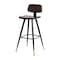 Flash Furniture Brown LeatherSoft Barstools with Gold Tips, PK2 AY-S02-BR-GG - alternate 6